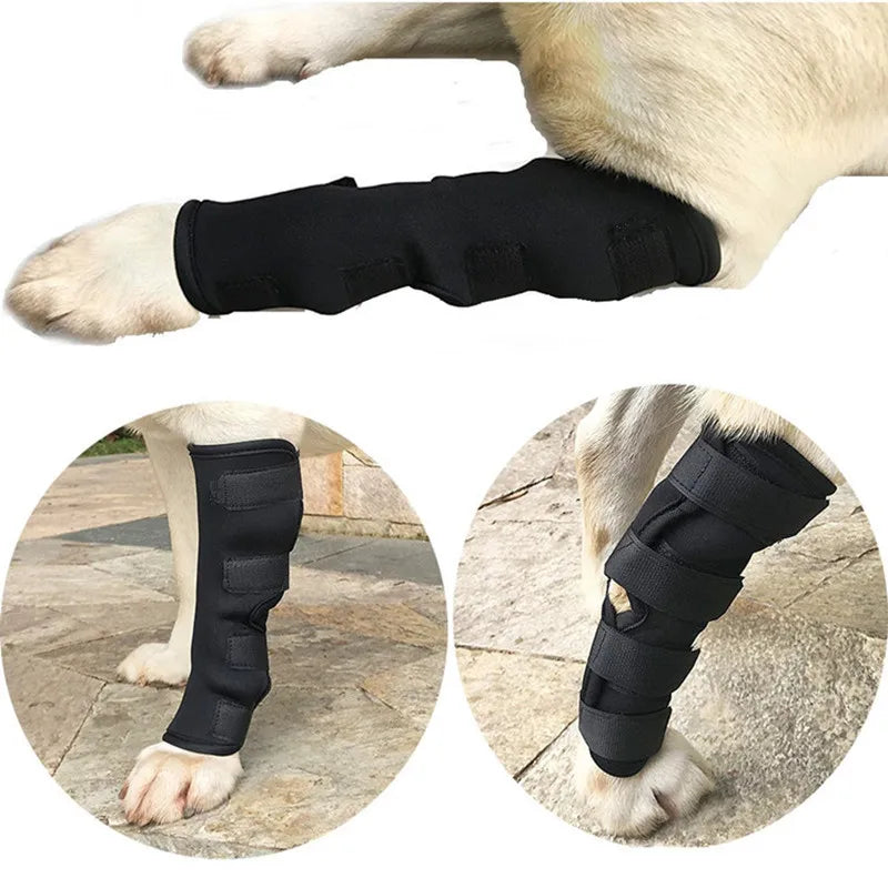 Leg Knee Pads for Dogs Recovery Bandage Anti-Lick Wound Dog Arthritis