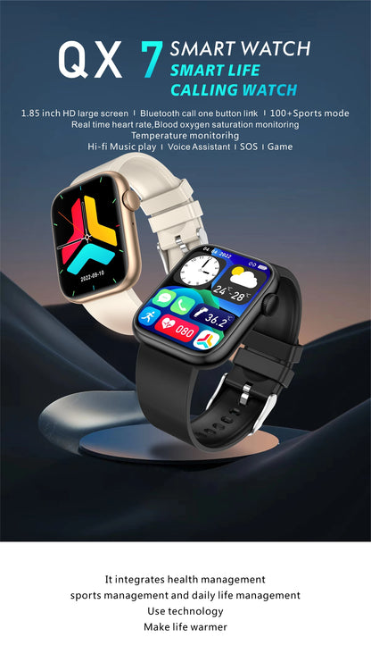 The LIGE Smart Watch features a vibrant Amoled display, health tracking, and seamless connectivity in a sleek, water-resistant design. Perfect for the modern man.