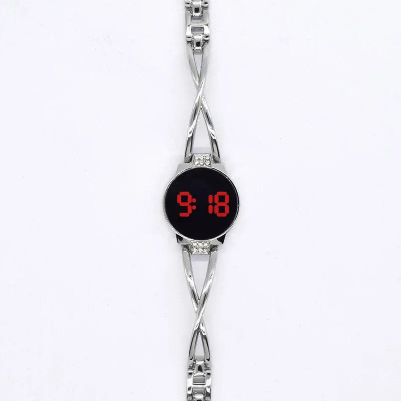 LED Fashion Watch for Women Touch Screen Ladies Time