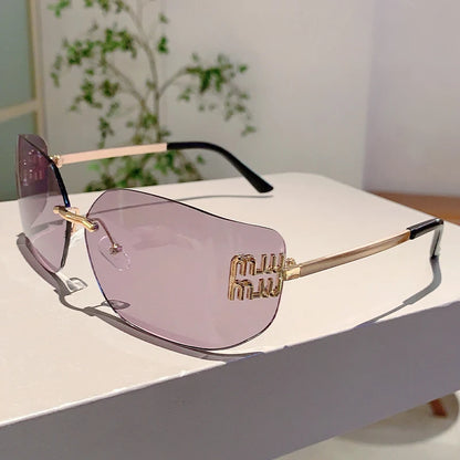 PunkVibe Fashion Luxury Metal Women Sunglasses