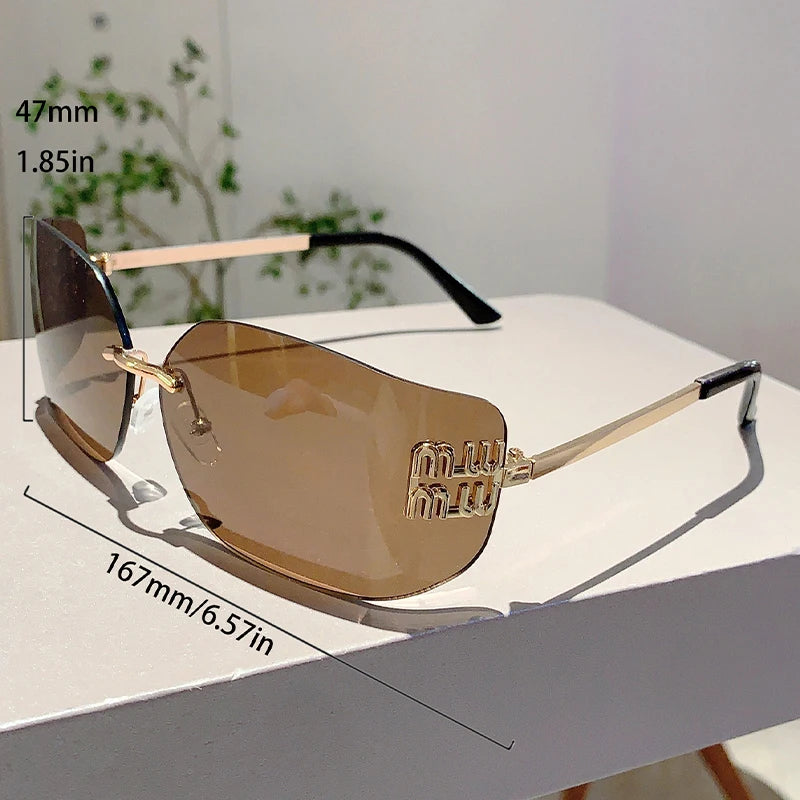 PunkVibe Fashion Luxury Metal Women Sunglasses