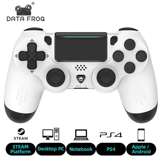 DATA FROG Bluetooth-Compatible Game Controller for PS4/Slim/Pro