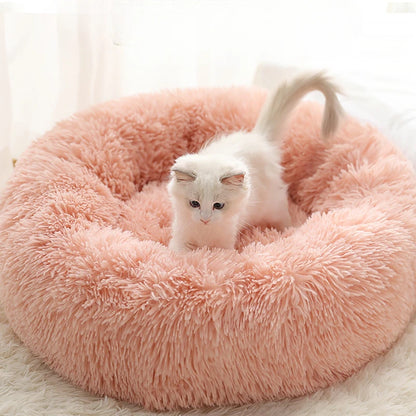 Cozy Winter Plush Pet Nest Detachable and Washable