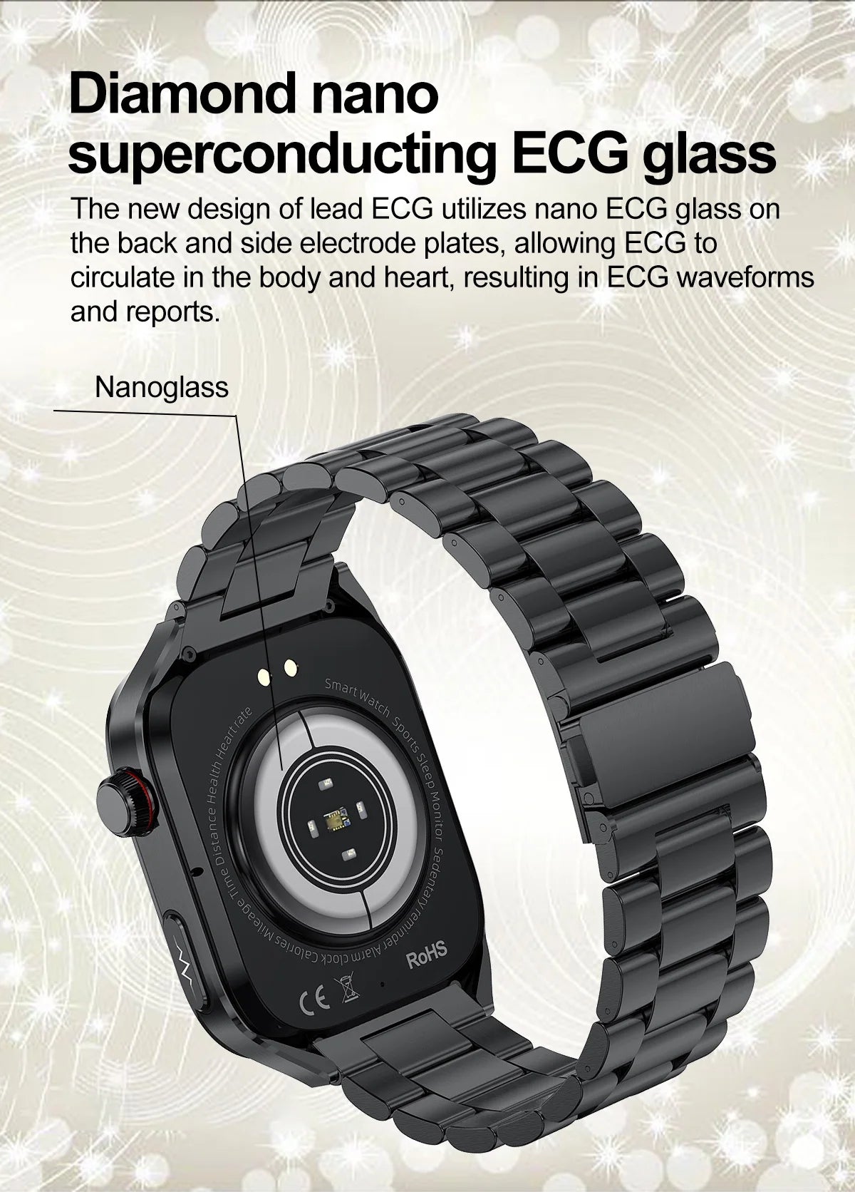 GUHUAVMI Uric Acid Blood Fat Smart Watch – Advanced Health Monitoring at Your Fingertips