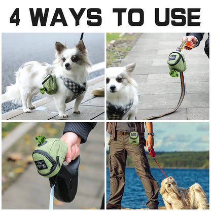Pet Dog Treat Pouch Poop Dispenser Portable Multifunction Dog training bag
