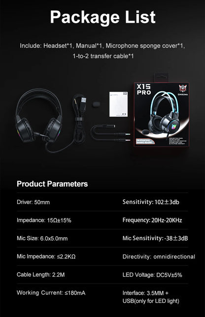 🎮 ONIKUMA X15 Pro Wired Gaming Headset – Unleash the Gamer in You 🎮