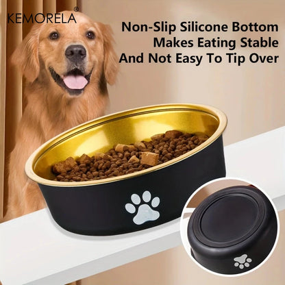 Stainless steel, non-slip feeding bowls for Dog and Cat of all sizes.