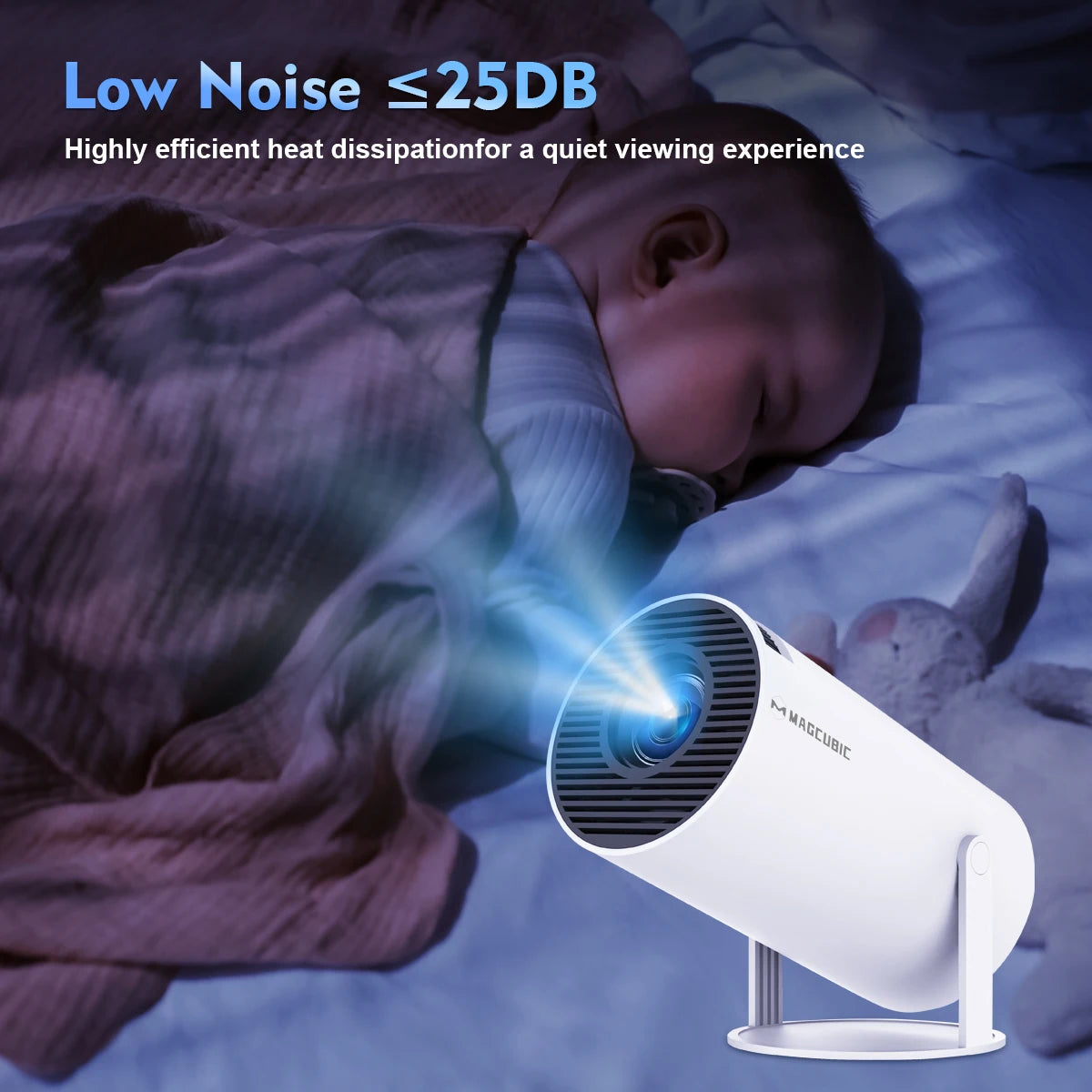 Magcubic Projector HY300 Pro 4K Android 11 Dual Wifi6 260ANSI Allwinner