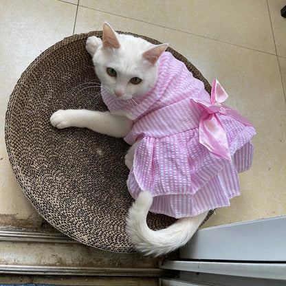 Cat Puppy Princess Dress for Cats Kitten