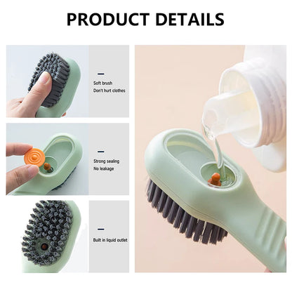 Multifunctional Cleaning Brush Soft-bristled Liquid Shoe Clothes Bush