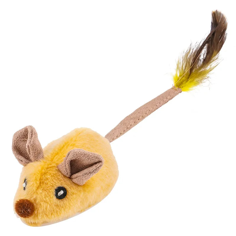 Simulated Little Mouse and Cat Self Entertainment Cat Touch Sensing Intelligent Electric