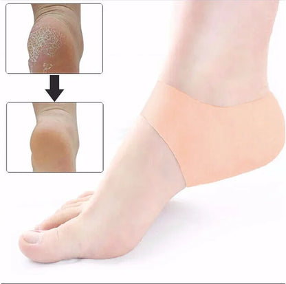 Silicone Foot Chapped Care Tool Moisturizing Gel Heel Socks Cracked Skin Care Protector Pedicure