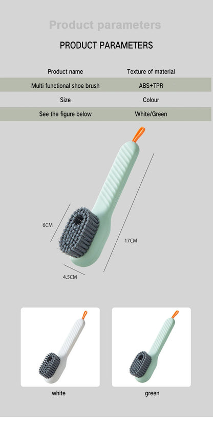 Multifunctional Cleaning Brush Soft-bristled Liquid Shoe Clothes Bush