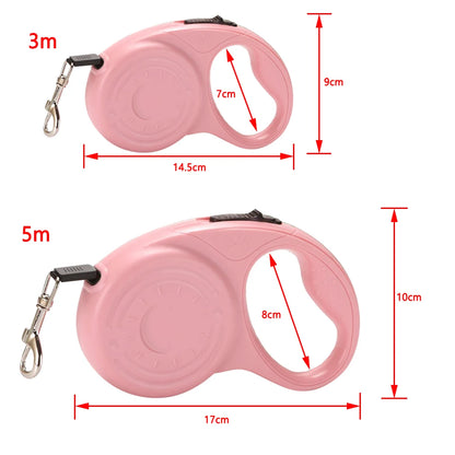 Retractable Dog Leash For Small Medium Large Dogs Cats Outdoor Walking Puppy Strong Nylon Durable Rope Chihuahua Pet Supplies