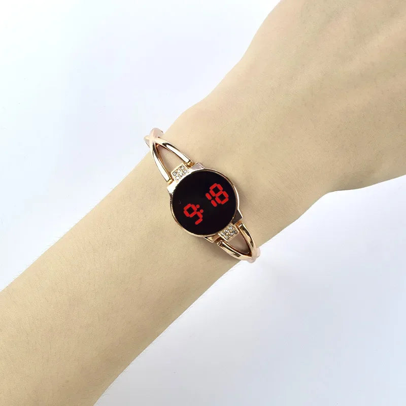 LED Fashion Watch for Women Touch Screen Ladies Time
