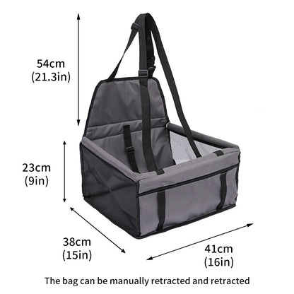 Dog Car Seat Cover Folding Hammock Pet Carriers Bag