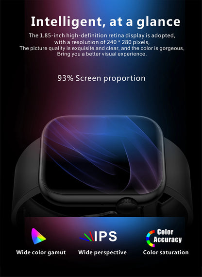 The LIGE Smart Watch features a vibrant Amoled display, health tracking, and seamless connectivity in a sleek, water-resistant design. Perfect for the modern man.