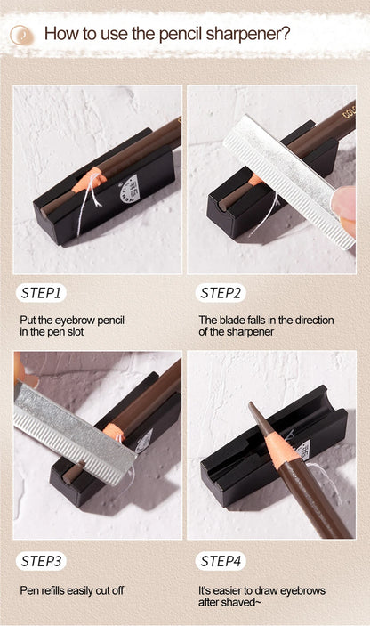 Tear-Off Pull Line Eyebrow Pencil – Perfect Brows Every Time 6 Colors Option Eyebrow Pencil Waterproof