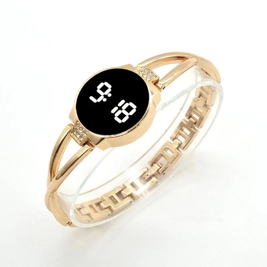 LED Fashion Watch for Women Touch Screen Ladies Time