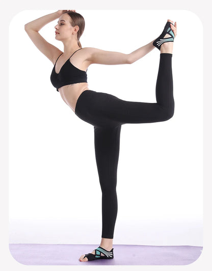Gym Yoga Shoes Flat Soft Anti-slip Sole Ballet Fitness Dance