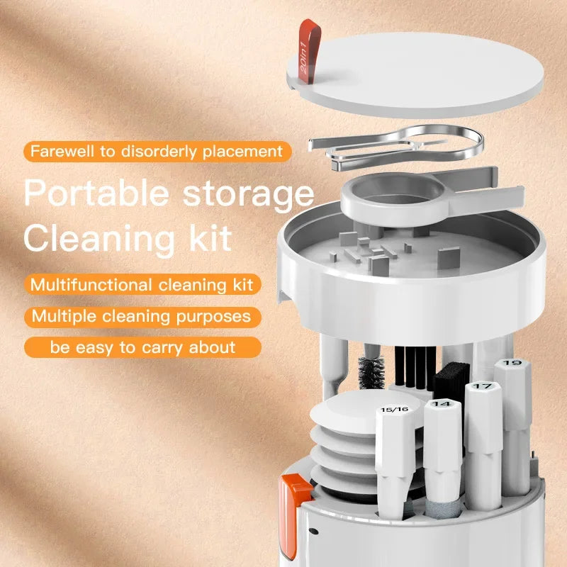 CleanMaster 20-in-1 Multi-Functional Cleaning Tool Set