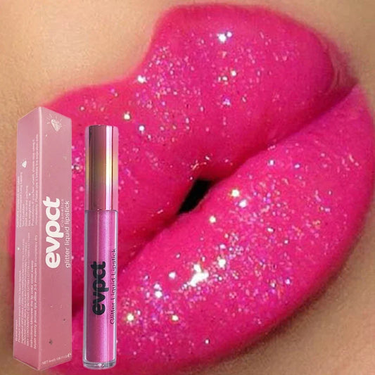 Waterproof Diamond Shimmer Glitter Lip Gloss 18 Colors