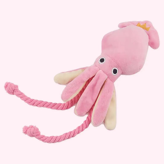 Octopus Plush Rope Toy Is Bite-resistant, Fun and Interactive