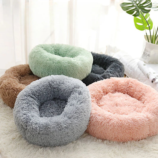 Cozy Winter Plush Pet Nest Detachable and Washable