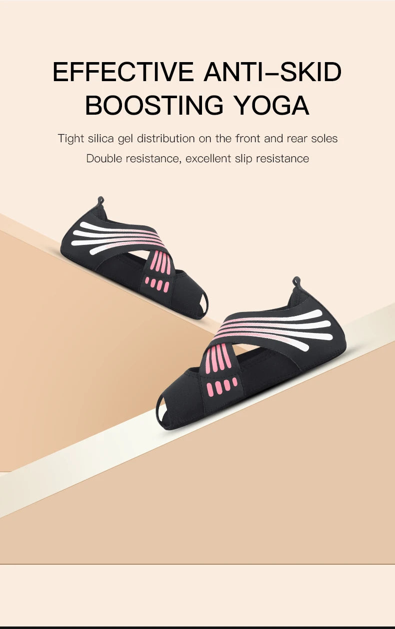 Gym Yoga Shoes Flat Soft Anti-slip Sole Ballet Fitness Dance