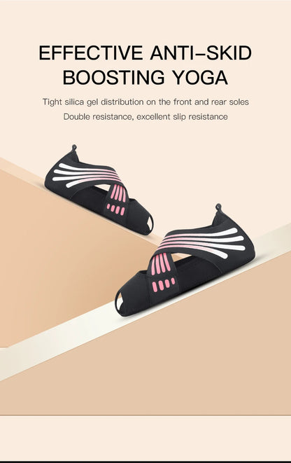 Gym Yoga Shoes Flat Soft Anti-slip Sole Ballet Fitness Dance