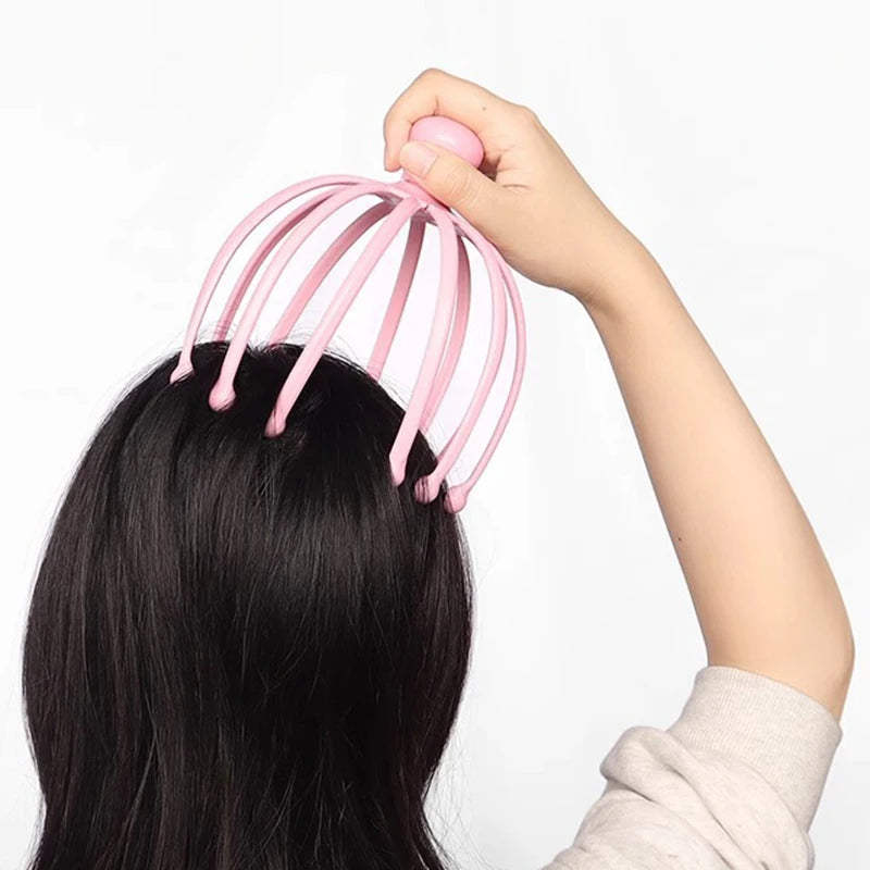 Scalp Massager 18 Finger Handheld Massager a Head Massager Used For Deep Relaxation Stress Relief