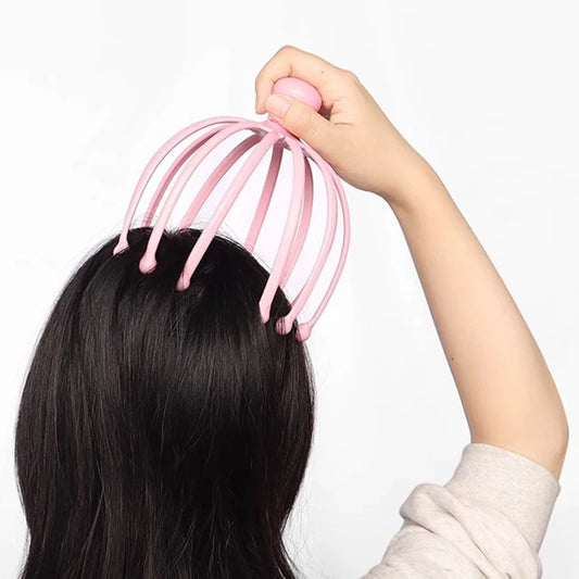 Scalp Massager 18 Finger Handheld Massager a Head Massager Used For Deep Relaxation Stress Relief