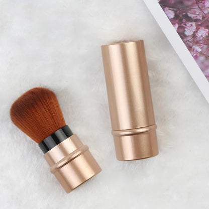 Portable Beauty Tool Blush Brush Makeup Brush Retractable Brush  Mixed Powder Blusher Makeup
