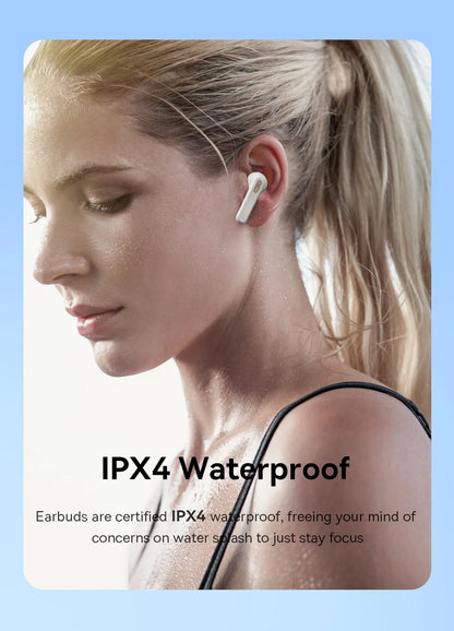 BASEUS In-Ear Wireless Earphones Bluetooth 5.3 30H Bateria de longa duração IPX4 prova d'água