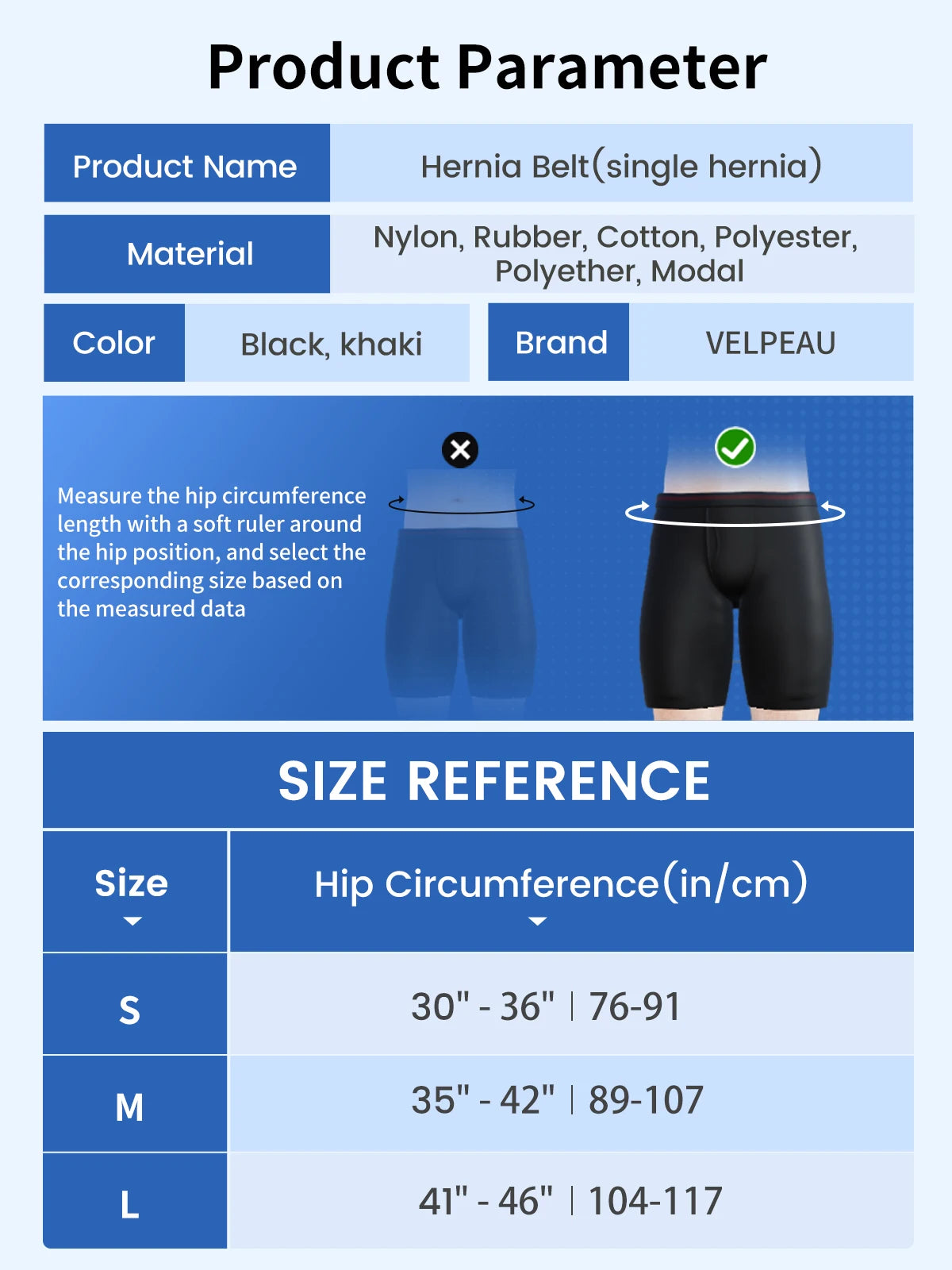 VELPEAU Hernia Belt Truss – Comfort and Support You Can Rely On