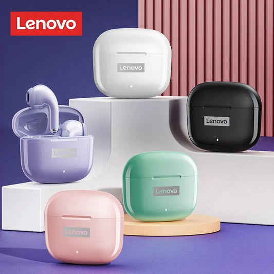Lenovo LP40 Pro Earphones Bluetooth 5.3 Wireless Sports Headphone Waterproof with Mic Touch Control TWS Headset