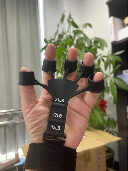 Silicone Gripster Hand Grip Finger Power Strengthener Stretcher Trainer