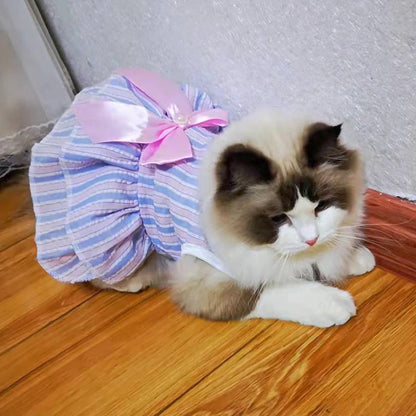 Cat Puppy Princess Dress for Cats Kitten