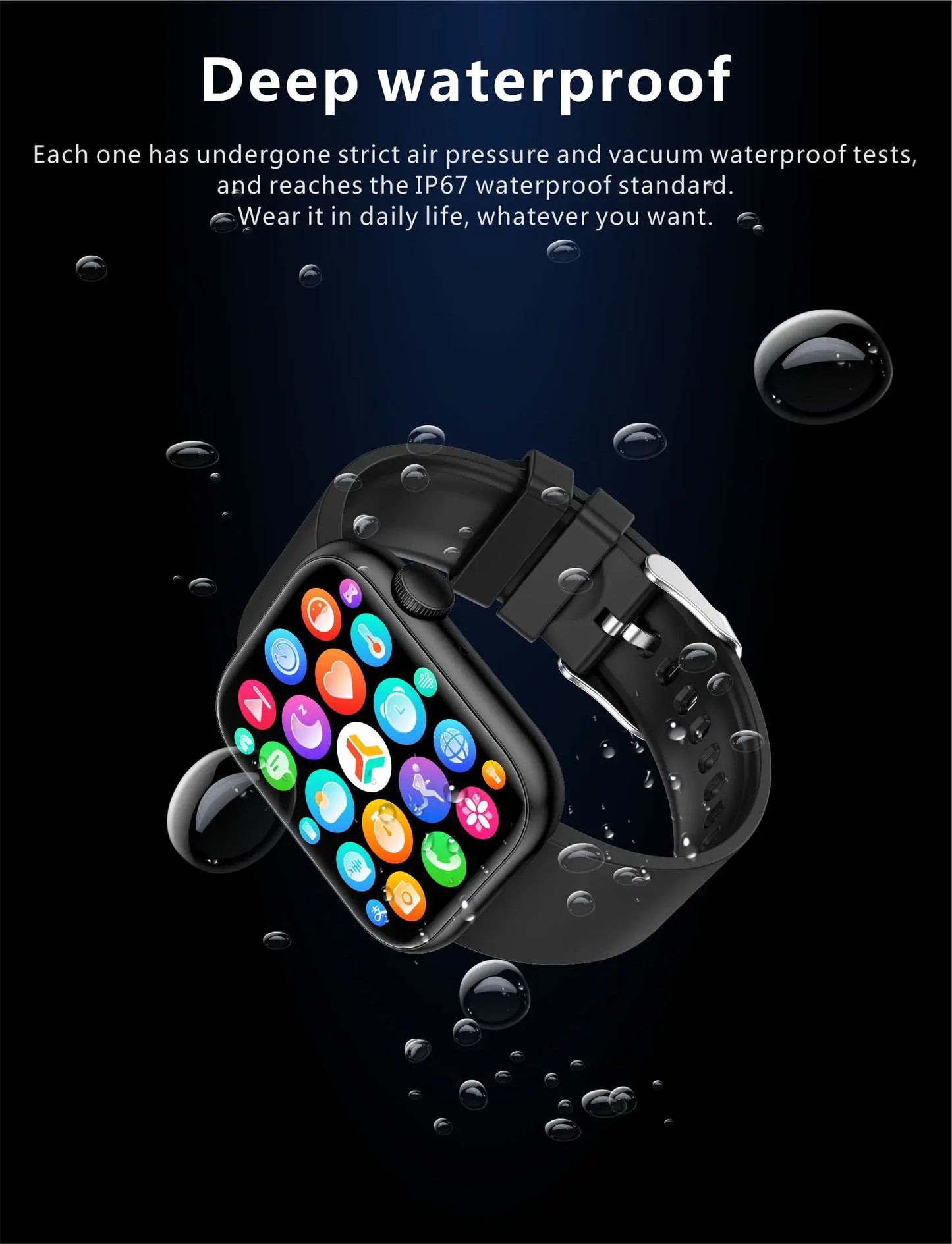 The LIGE Smart Watch features a vibrant Amoled display, health tracking, and seamless connectivity in a sleek, water-resistant design. Perfect for the modern man.