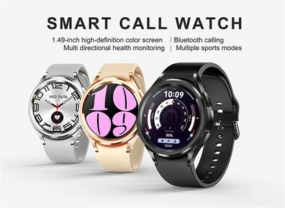 For Samsung Galaxy Watch 6 GPS Sport Smartwatch Men HD Screen GPS Fitness Tracker Waterproof