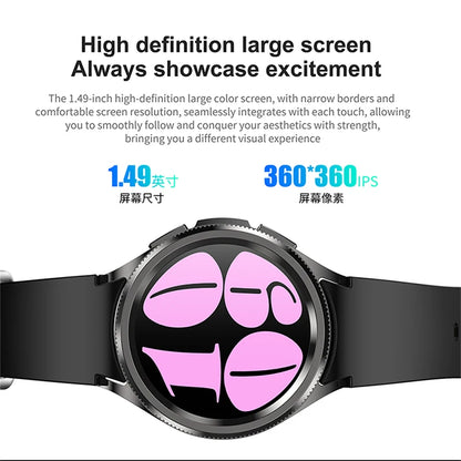 For Samsung Galaxy Watch 6 GPS Sport Smartwatch Men HD Screen GPS Fitness Tracker Waterproof