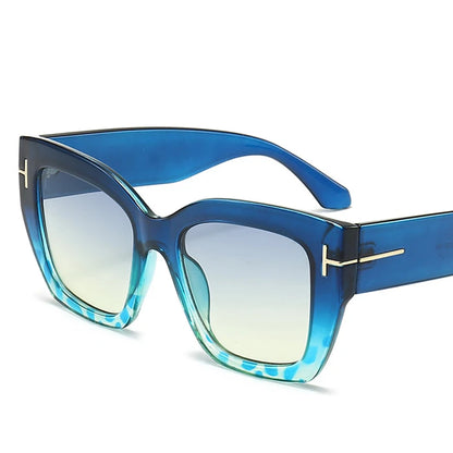 MEIHOU Women's Trendy Square Sunscreen Sunglasses