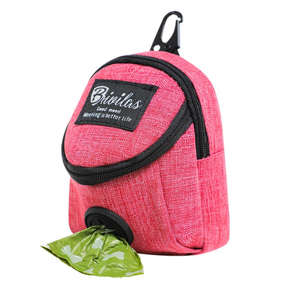 Pet Dog Treat Pouch Poop Dispenser Portable Multifunction Dog training bag