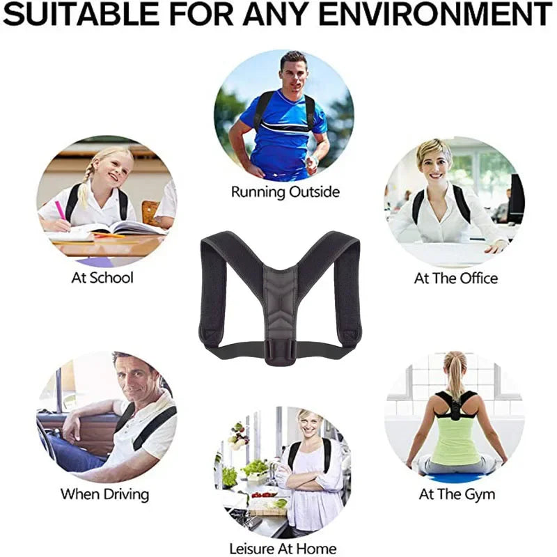 Back Posture Corrector Belt Brace Hunchback Corrector Adult Men and Women
