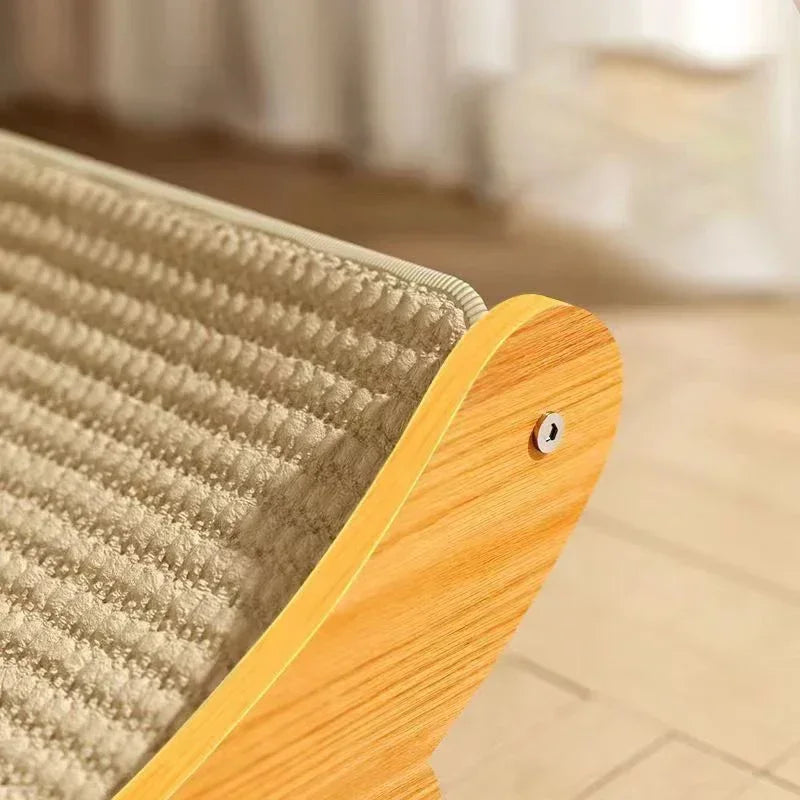 Wooden Cat Scratching Pads Multifuction Cats Sleeping Bed