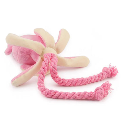 Octopus Plush Rope Toy Is Bite-resistant, Fun and Interactive