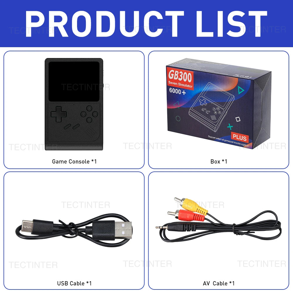 GB300 Portable Handheld Game Player 3.0 inch Screen TV Video Game