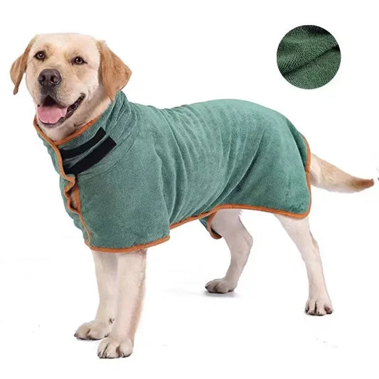 Pet Bath Towel – Quick Drying &amp; Absorbent Dog Bathrobe for Large and Small Dog