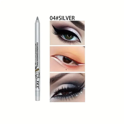 Pearly Glitter Colorful Eyeshadow and Eyeliner Gel Pen - Waterproof