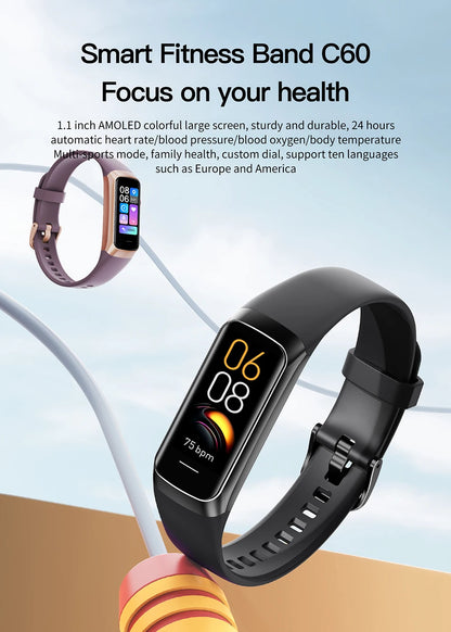 LIGE Amoled Smart Watch Men